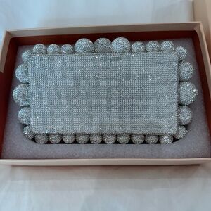 EUC Cult Gaia rhinestone clutch